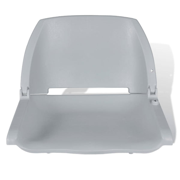 Klappbarer Bootssitz Grau 48x51x41 cm