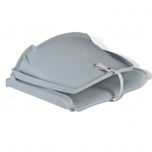 Klappbarer Bootssitz Grau 48x51x41 cm