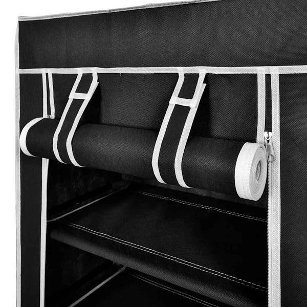 Schuhschrank Schuhregal 5 Schicht Schwarz