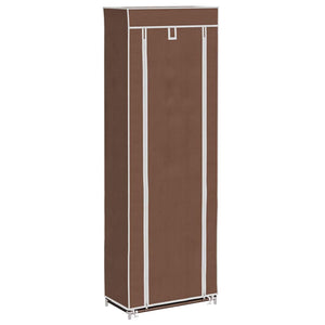 Schuhschrank Schuhregal 8 Schicht 57 x29 x162 cm Braun