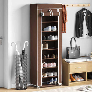 Schuhschrank Schuhregal 8 Schicht Braun