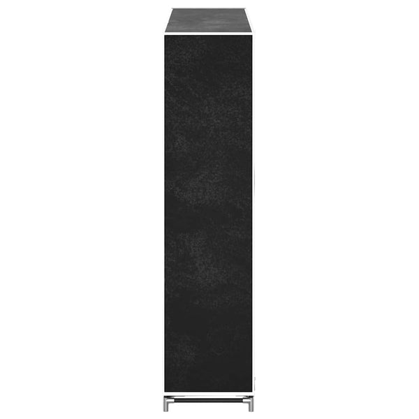 Schuhschrank Stoff Schwarz 10 Fächer