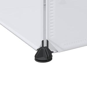Modularer Schrank mit 9 Fächern, Weiß