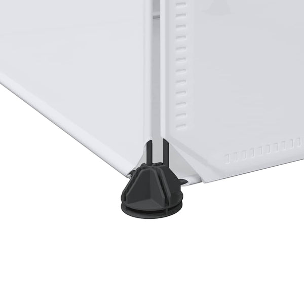 Modularer Schrank mit 9 Fächern, Weiß
