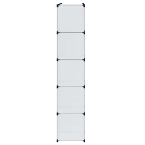 Modularer Schrank 14 Fächer Weiß
