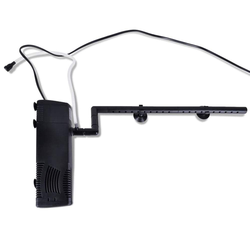 Pompe filtre à charbon actif filtre d'aquarium Aquafilter 800L/h