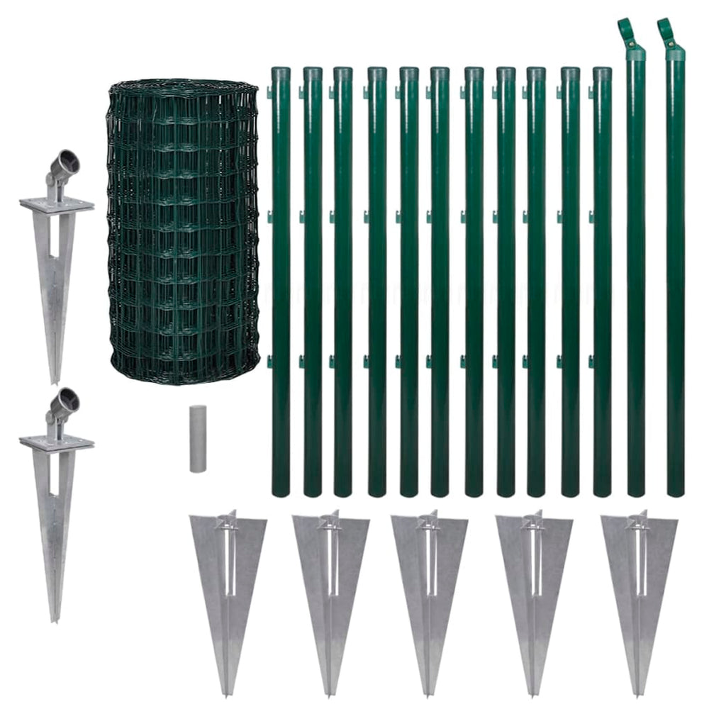 Mesh Fence Garden Fence Fence Kit Wire Mesh 25 x 0.8m