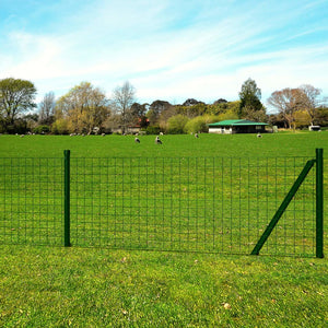 Eurozaun Stahl 25x1,2 m Grün