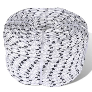 Geflochtene Polyester Bootsleine 8 mm x 50 m