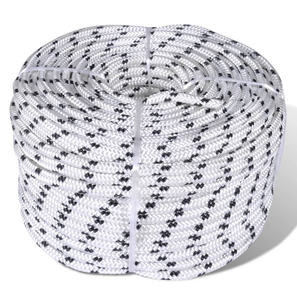 Geflochtene Polyester Bootsleine 8 mm x 50 m