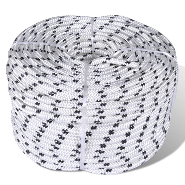 Geflochtene Polyester Bootsleine 10 mm x 50 m