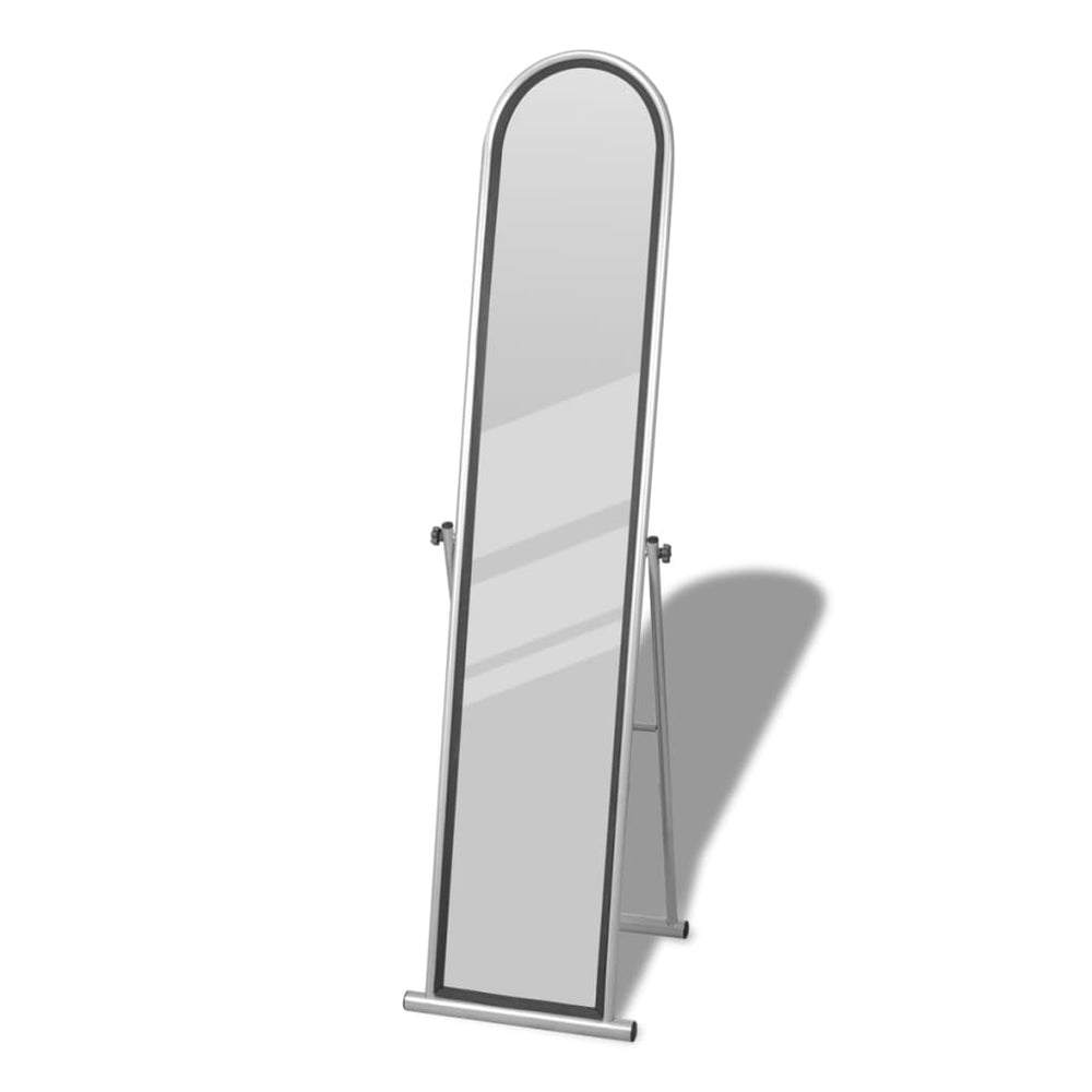 Miroir sur pied Miroir de cabine Miroir psyché gris