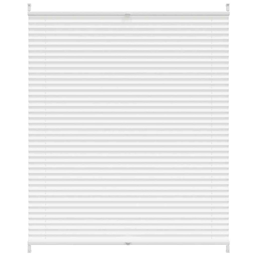 vidaXL Store plissé occultant 100x125 cm Blanc
