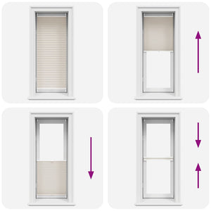 Plissee Rollo Jalousie Plisseerollo 50x150cm Creme