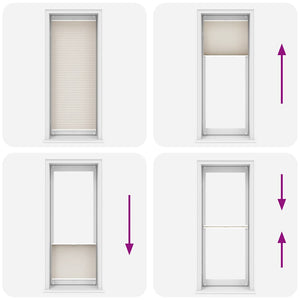 Plissee Faltrollo Rollo Plisseerollo 70x200cm Creme