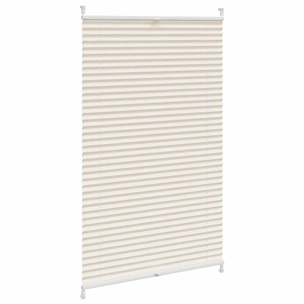 Plissee Rollo Creme 90x150cm ohne Bohren