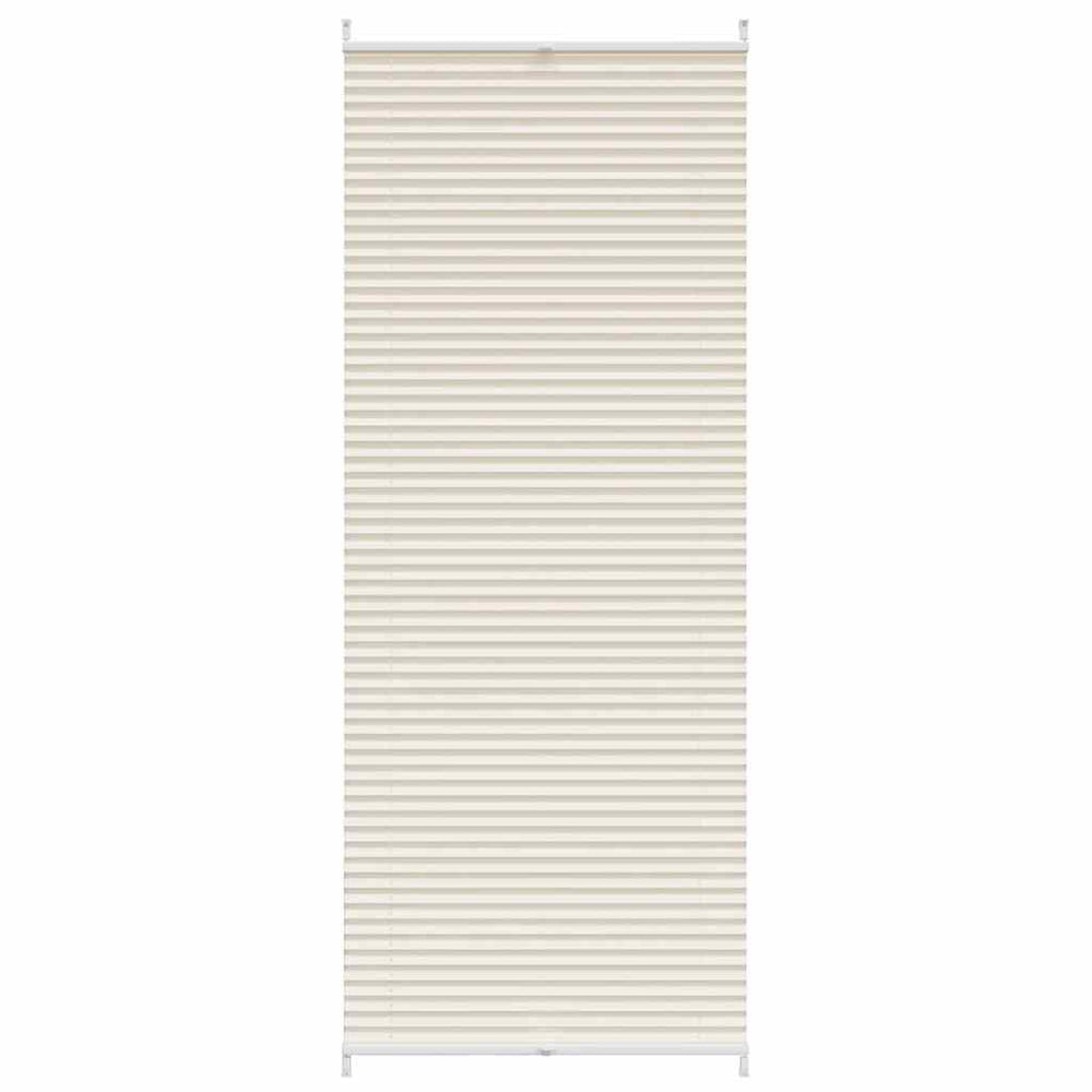 Plissee Faltrollo Rollo Jalousie Plisseerollo 90x200cm Creme