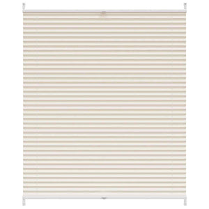 Store plissé 100x125cm Crème