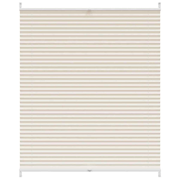 Store plissé 100x125cm Crème