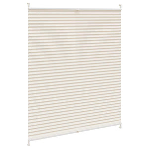Plissee Faltrollo Rollo Plisseerollo 100x125cm Creme