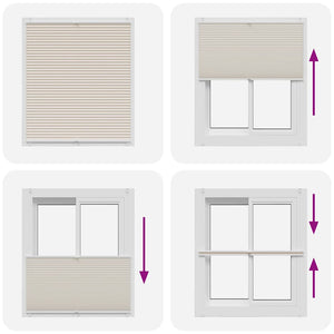 Plissee Rollo Creme 100x125cm