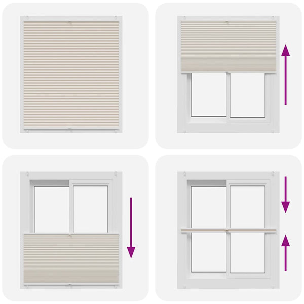 Plissee Rollo Creme 100x125cm
