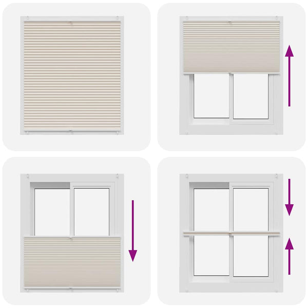 Plissee Rollo Creme 100x150cm