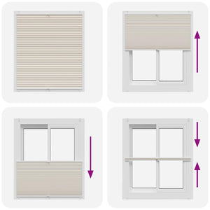 Plissee Faltrollo Rollo Plisseerollo 100x150cm Creme