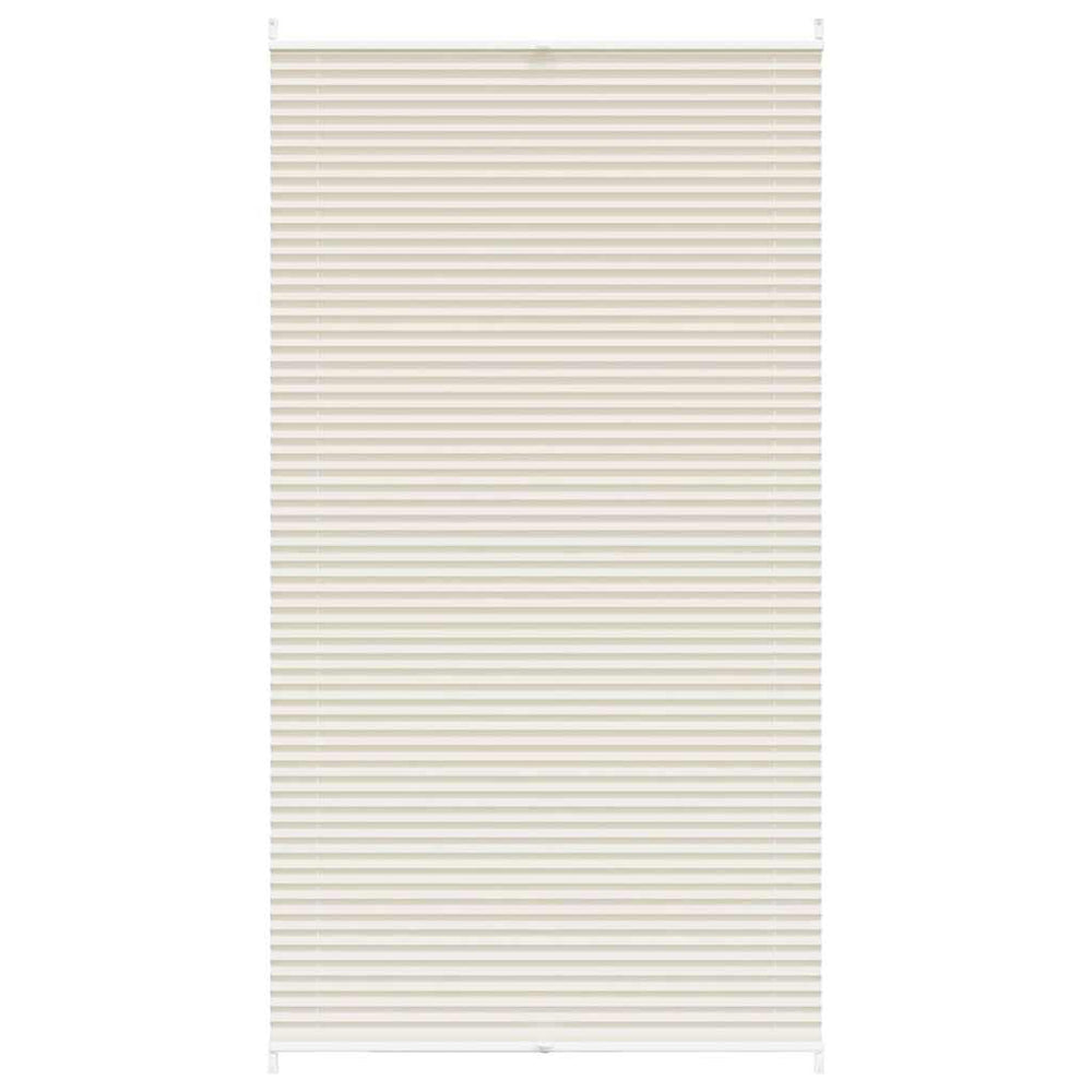 Store plissé occultant 100x200cm Crème