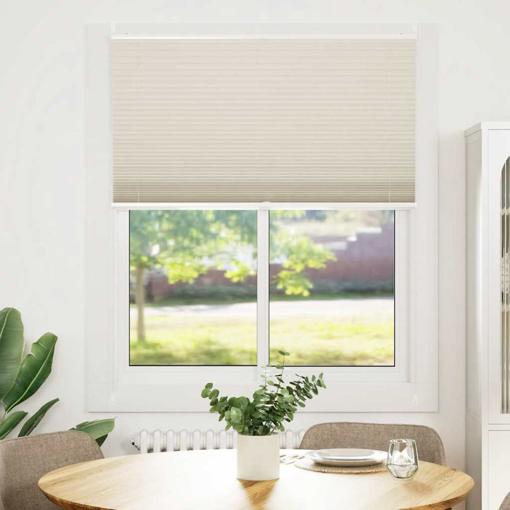 Plissee Faltrollo Rollo Plisseerollo 110x125cm Creme