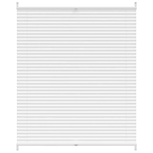 Store plissé rideau plissé 110x150cm blanc