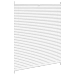 Plissee Rollo 110x150cm Weiß zum Klemmen