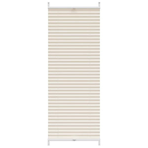 Store plissé occultant 40x125cm Crème