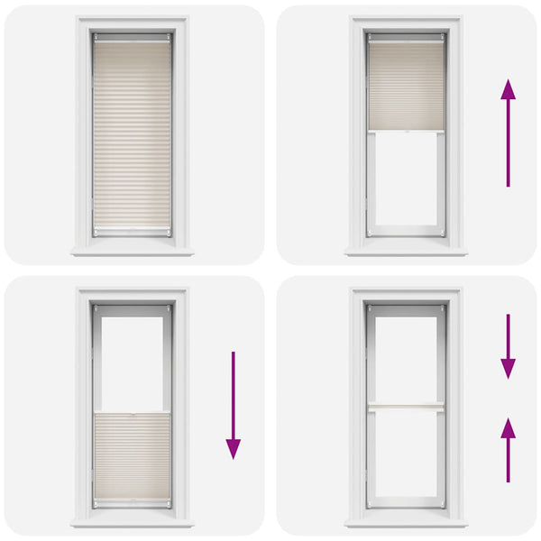 Plissee Faltrollo Rollo Plisseerollo 40x150cm Creme