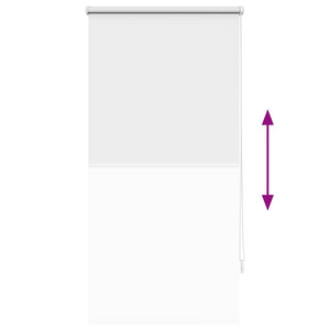 Verdunkelungsrollo 64,4 x 120 cm, Stoffbreite 60 cm, Weiß