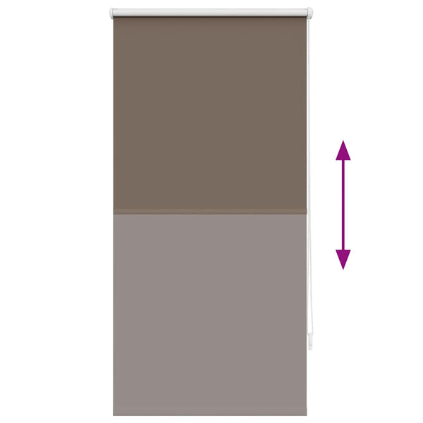 Verdunkelungsrollo, 64,4 x 120 cm, Kaffeebraun