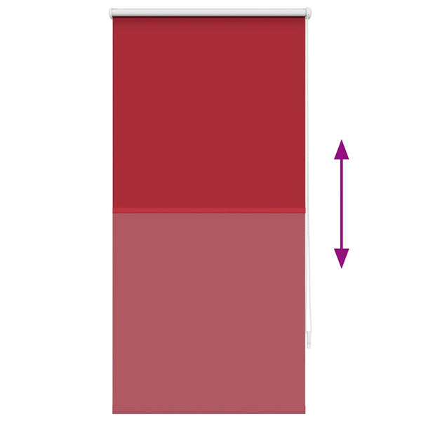 Verdunkelungsrollo 64,4 x 120 cm, Stoffbreite 60 cm, Rot