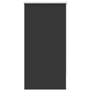Verdunkelungsrollo 64,4 x 120 cm, Stoffbreite 60 cm, Schwarz