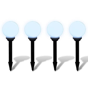 LED Wegeleuchten 4er Set mit Erdspieß