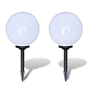 LED Wegeleuchten 2er Set mit Erdspieß