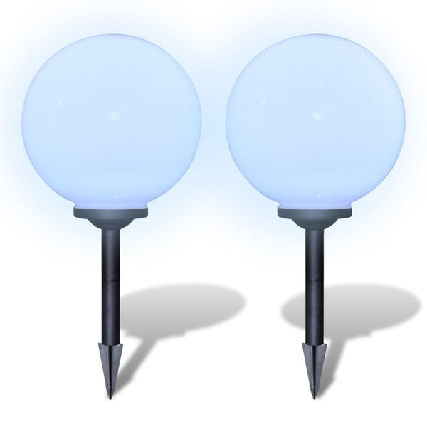 LED Wegeleuchten 2er Set mit Erdspieß
