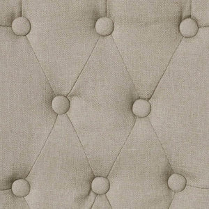 vidaXL Dining Chairs 6 pcs Camel Brown Fabric
