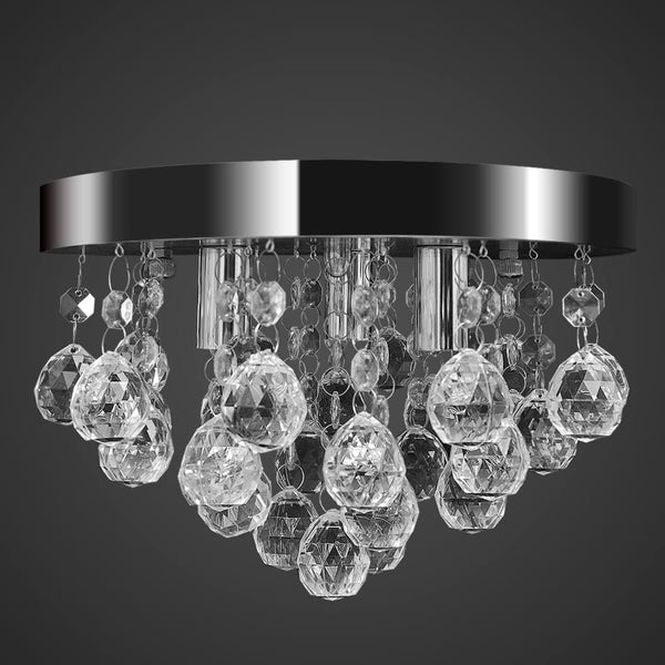 Kristall Deckenleuchte Kronleuchter Chrom Design