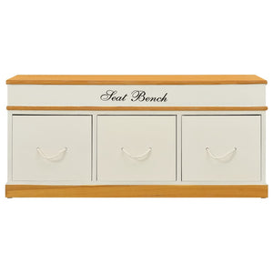 Sitzbank mit Stauraum Schuhschrank Flurbank