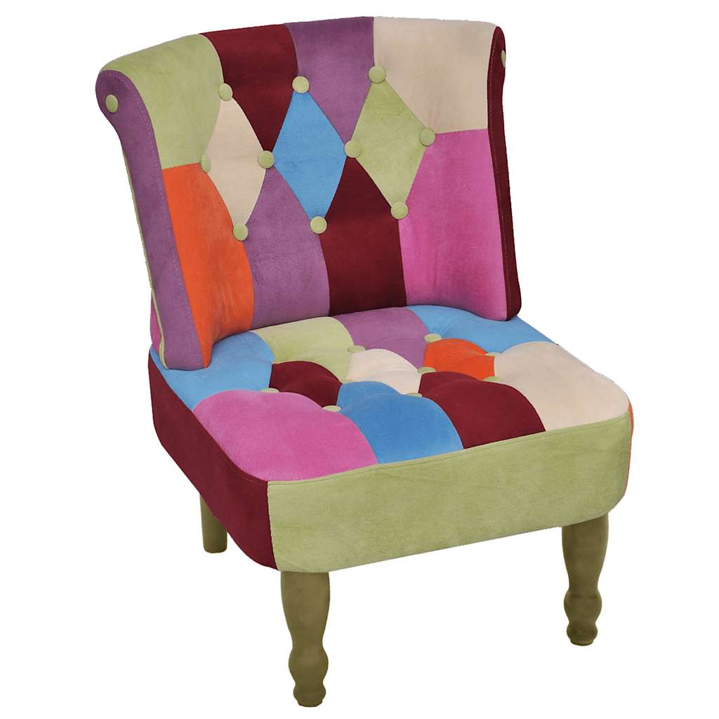 Französischer Stuhl Patchwork-Design
