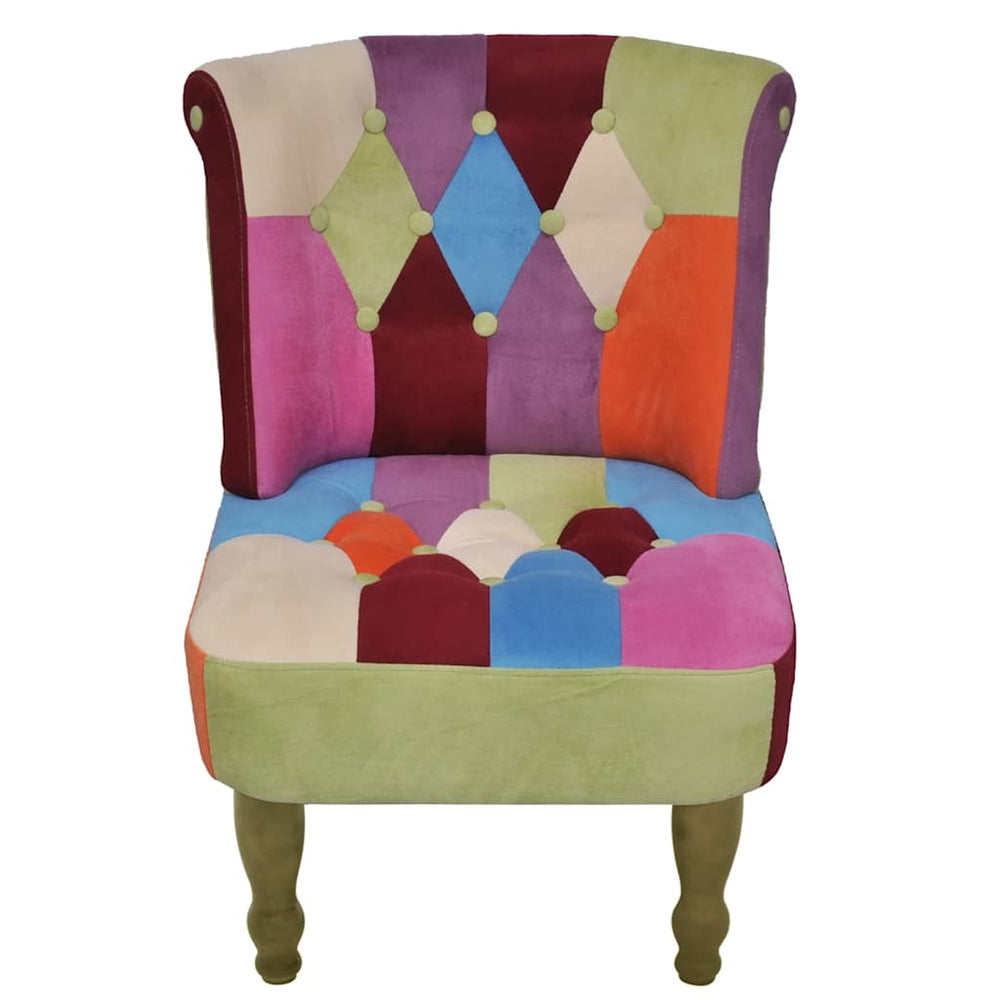 Französischer Stuhl Patchwork-Design