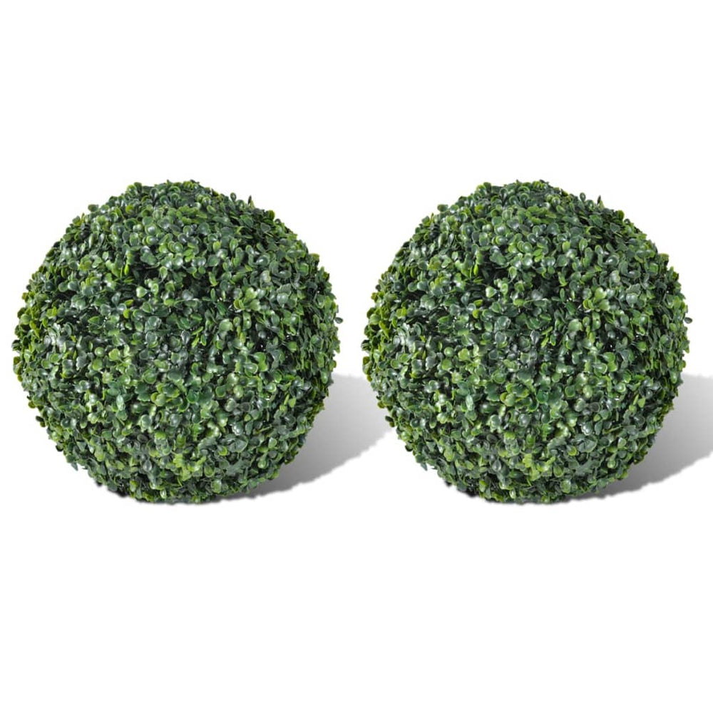 Künstliche Buchsbaumkugeln, 2er Set, 27cm