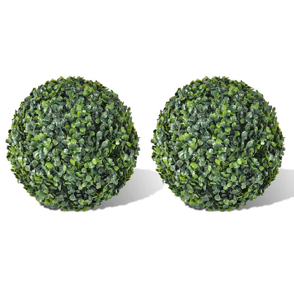 Künstliche Buchsbaumkugeln, 2er Set, 35cm