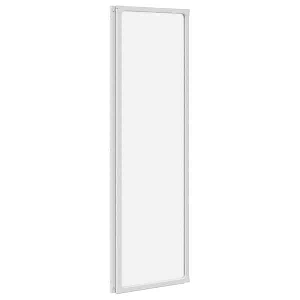 Duschwand 141 x 132 cm 3 Paneele Faltbar