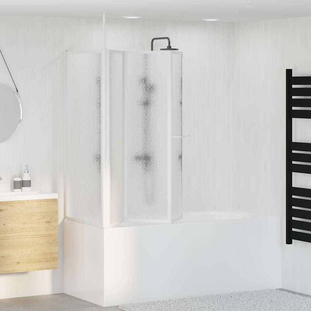 vidaXL paroi de douche en L 70x120x137 cm 4 pans pliables
